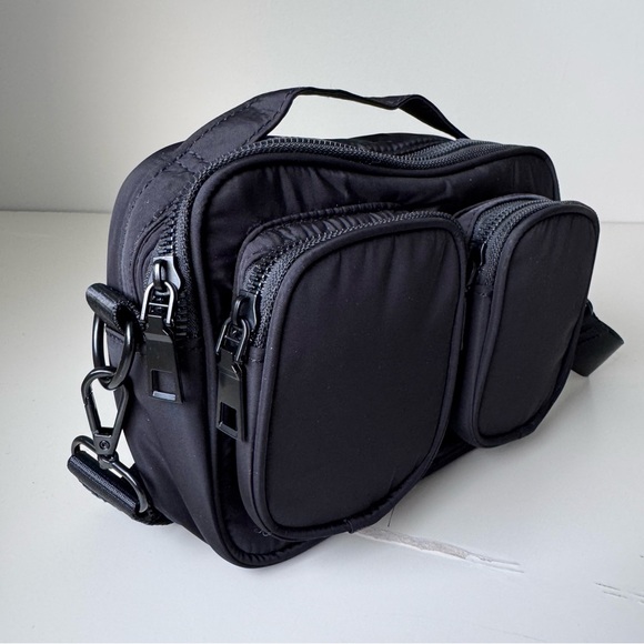 Functional Black Shoulder Bag - Picture 3 of 6